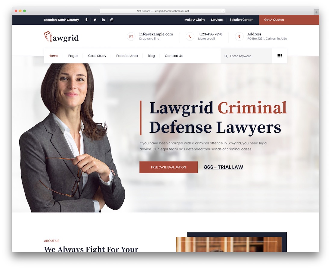 lawyer miako radiustheme lawyers